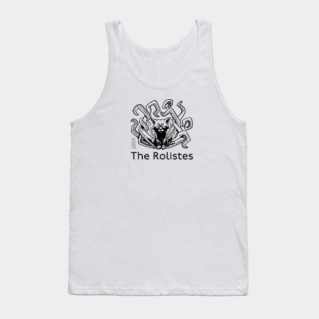 The Rolistes Podcast (Cathulhu B&W) Tank Top by Kalum